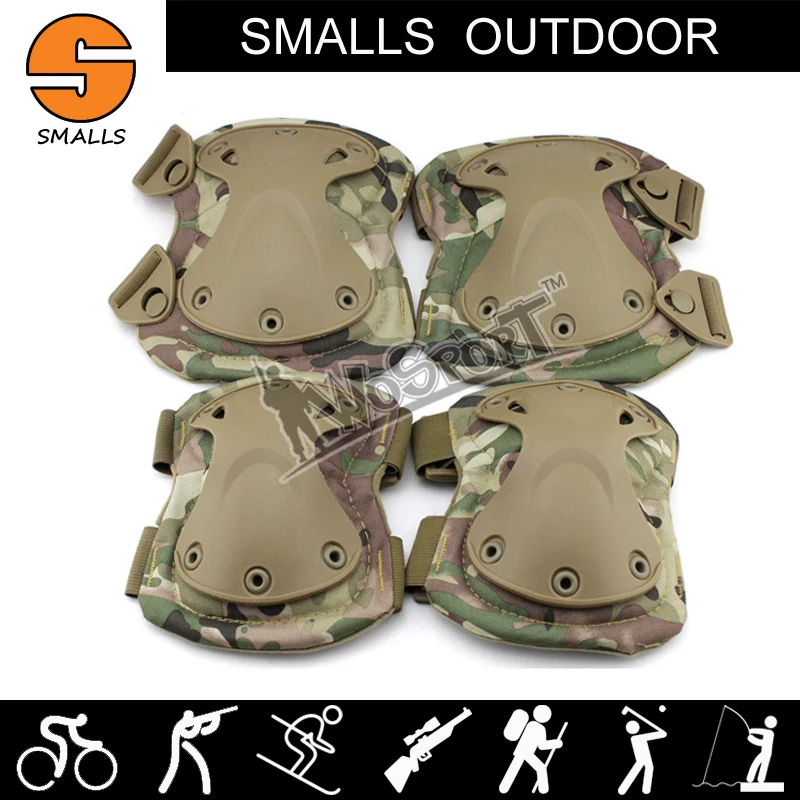 military gear hunting protect accessories tactical airsoft X Elbow pad Knee Pads set for outdoor