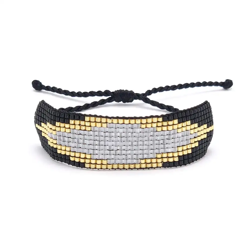 Go2boho сглаза браслеты для мужчин MIYUKI браслет вдохновляющие ювелирные изделия женский подарок браслет ручной работы ткацкий станок подарок