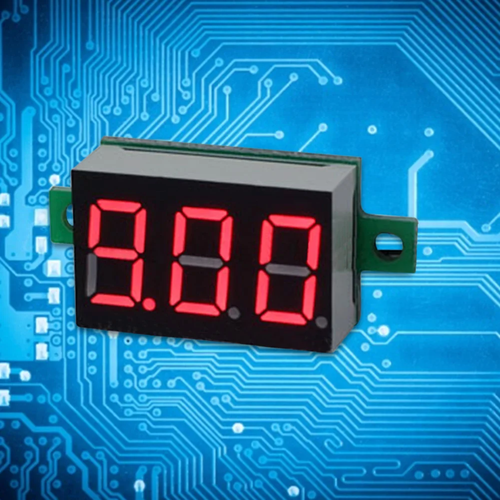 Цифровой вольтметр Амперметр DC4.5 30V TwoLine светодиодный двойной дисплей Напряжение