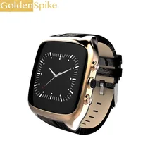 Nova 3G WiFi X01S Smartwatch Android Phone 600 mAh Bluetooth Inteligente relógio de 1.3 GHz Quatro núcleo IP67 GPS Assistir Cam 1G + 8G Coração taxa