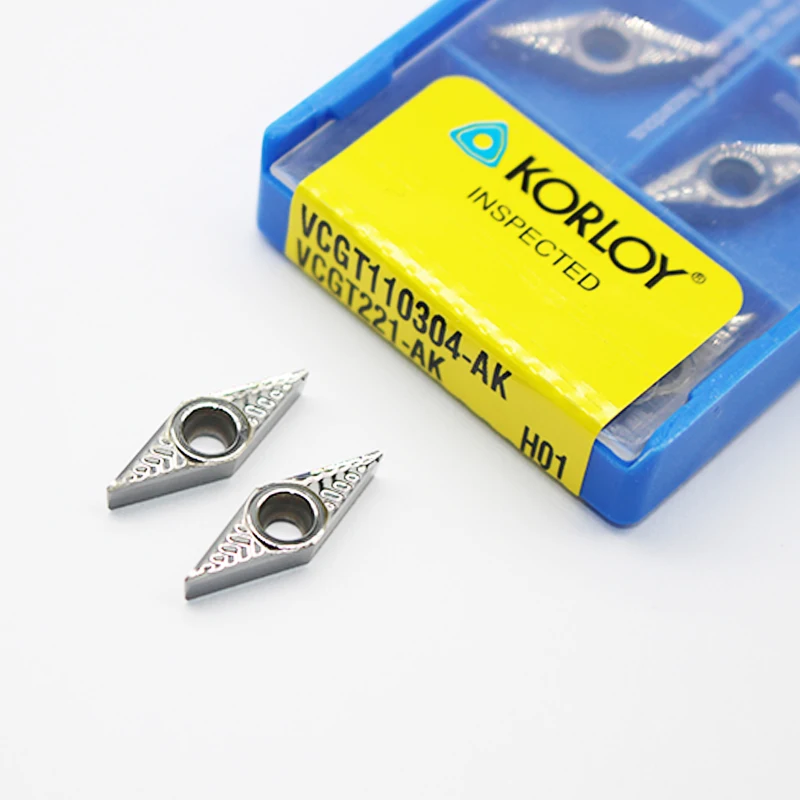 

VCGT110304 AK H01 VCGT 110304 Aluminum cutter blade Insert Cutting Tool turning tool CNC Tools AL +TIN Alloy wood