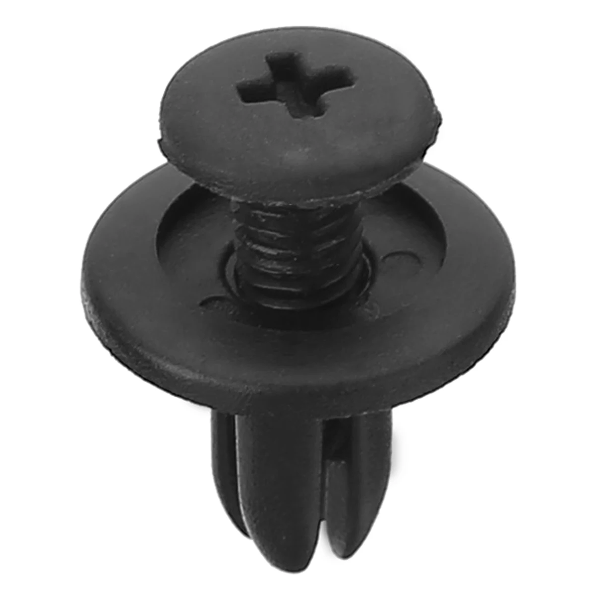 100Pcs/set 6mm Car Plastic Rivets Bumper Fender Retainer Fastener Push Clips Pin for Motorcycle Buses Cars Trains Planes
