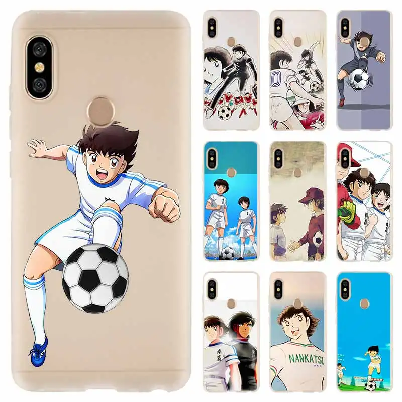 Чехол для Xiaomi Redmi Note 9 8 7 6 5 pro чехол 9a 8a 7a 6a 5a 8t y3 Captain Tsubasa Ozora Genzo football|Бамперы| |