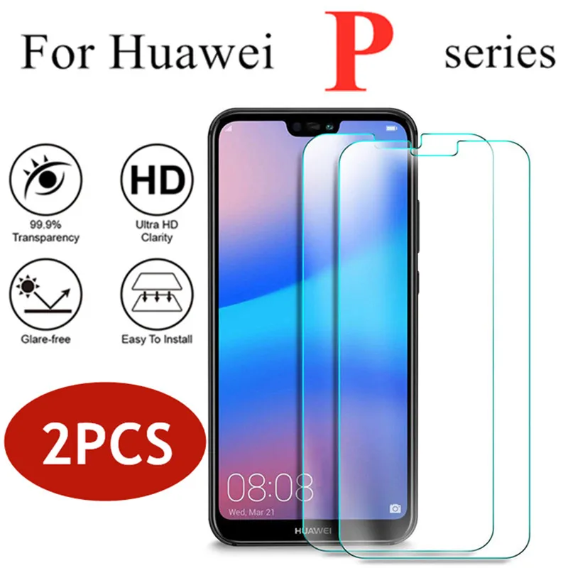 2 шт. Защитное стекло для huawei p9 lite легкое защитное huavei p20 p10 p8 p6 plus pro tremp glas p 20 10light 10