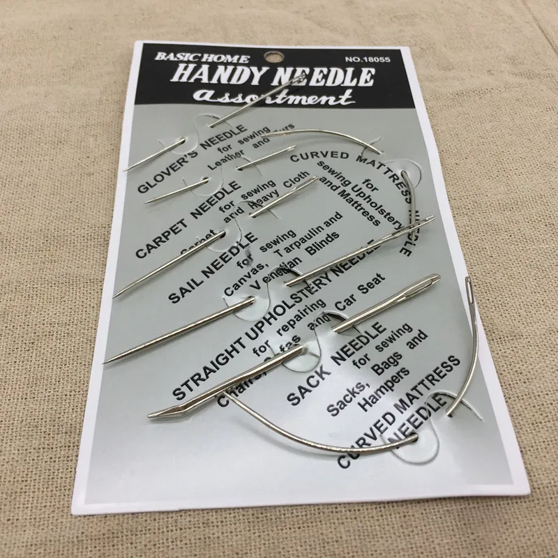 2 Pack Hand Repair Sewing Needles Patching Tool 7 Hand Repair