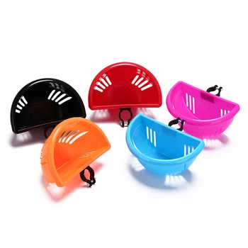 

1PCS Plastic Bike Basket Installation Bicycle Bag Scooter Handle Bar Basket With Bracket Bike Accessories