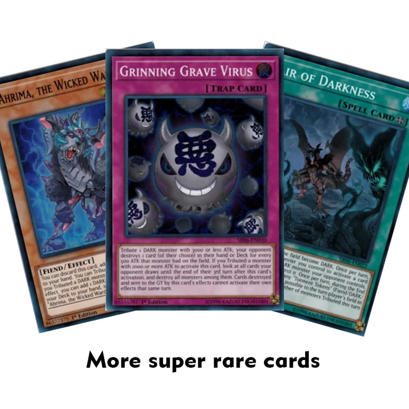 43 шт./компл. Yu Gi Oh игровые карты Lair Of Darkside английские карточки аниме игра юджиох