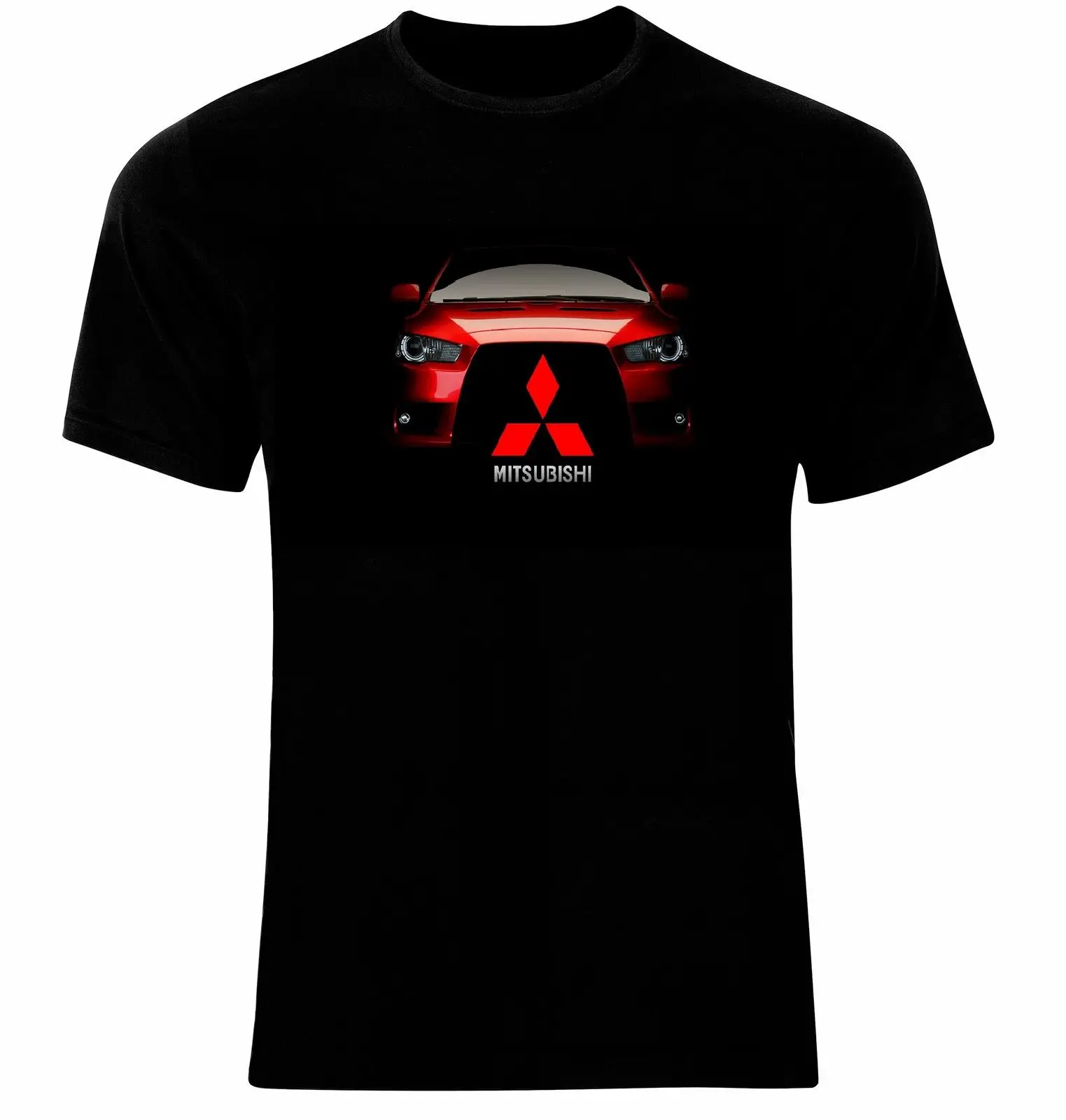 Mitsubishi Lancer Evo X Cars Auto Manner Men printed t shirt all sizes