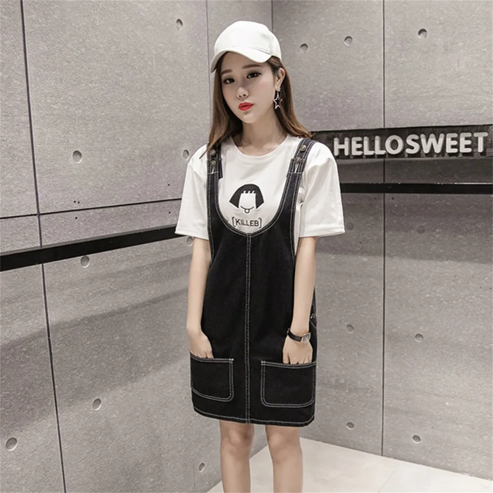 Summer Style Loose Strap Jeans Dress Preppy Style Suspender Denim Sundress Denim Overall Dress Female Elegant Denim Jeans New Summer Style Loose Strap Jeans Dress Preppy Style Suspender Denim Sundress Denim Overall Dress Female Elegant Denim Jeans New