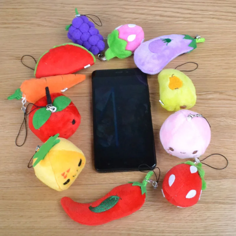 1 шт. детские игрушки мягкие экологически чистые фрукты/овощи игрушка новорожденный подарок kawaii играть еда плюшевая игрушка брелок подвесные плюшевые игрушки кукла