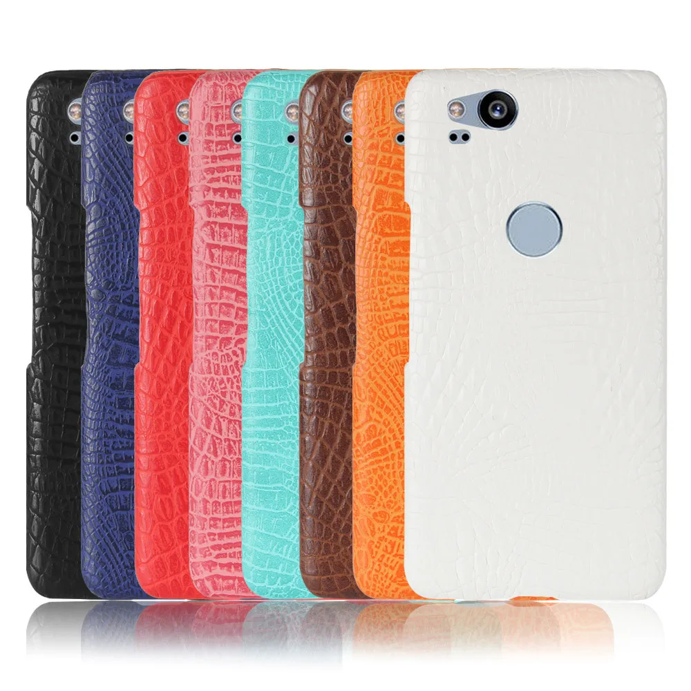 

For Google Pixel 2 Case Luxury Crocodile Skin PU Leather Hard Cover Case For Google Pixel 2 XL 2XL Pixel2 Pixel2XL Phone Cases
