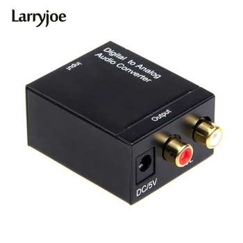 

Larryjoe 50set/lot Digital To Analog Audio Converter Amplifier Decoder Optic Coaxial RCA Toslink Signal To Analog Audio Adapter