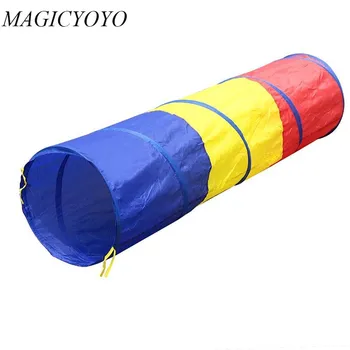 

BabyToys Tricolor Tunnel Toys Tent Crawling Tunnel Children Outdoor Indoor Toys Tube Baby Play Crawling Games Tent
