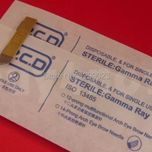 20 шт./партия 14F Перманентный макияж для бровей лезвия татуировки иглы для макияжа