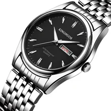 Men Watches Top Brand Luxury Sports Watch Man Steel Waterproof Casual Quartz Wrist Watch Saat Date Week Display Luminous Hour luxury brand redear men s ebony wood watch men watch clock men fashion auto date wrist watches week display saat reloj hombre