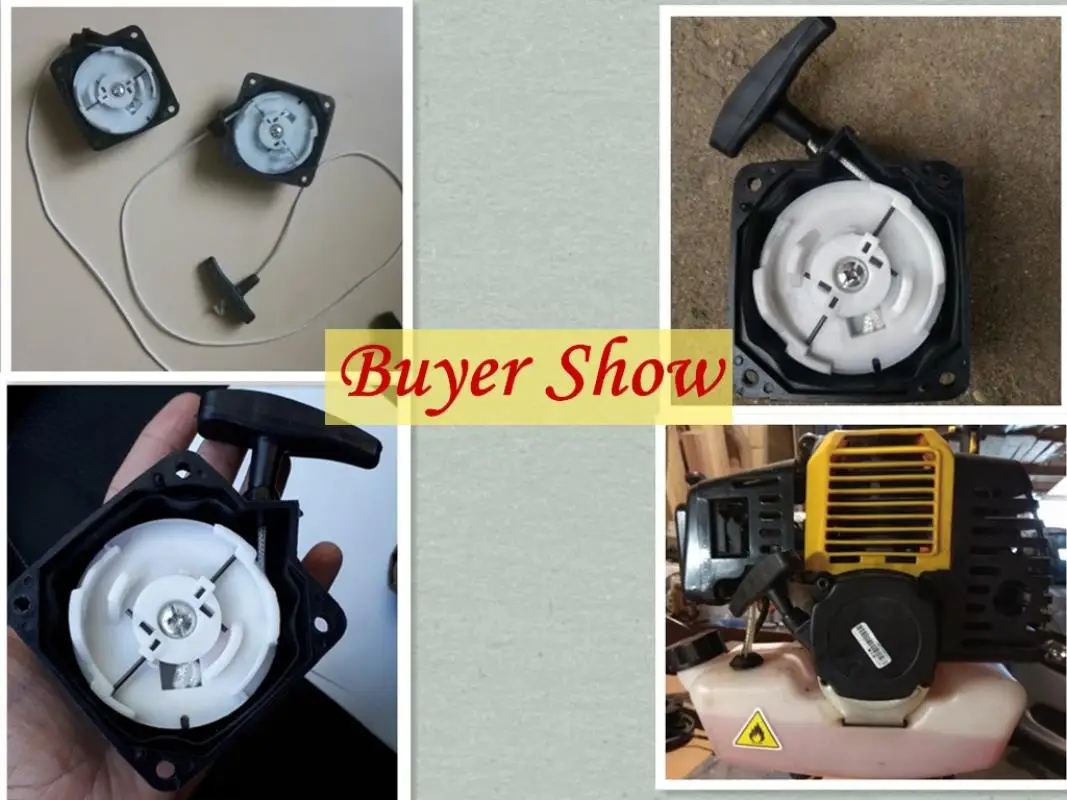 Universal Recoil Pull Starter Brush Cutter Strimmer Lawn Mower Parts Garden Tools