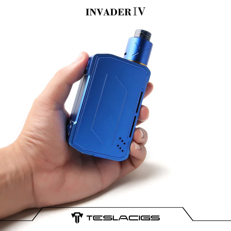 Оригинальный Tesla Invader IV 4 Teslacigs 280 Вт бокс мод с двойной катушкой RDA бак Vape