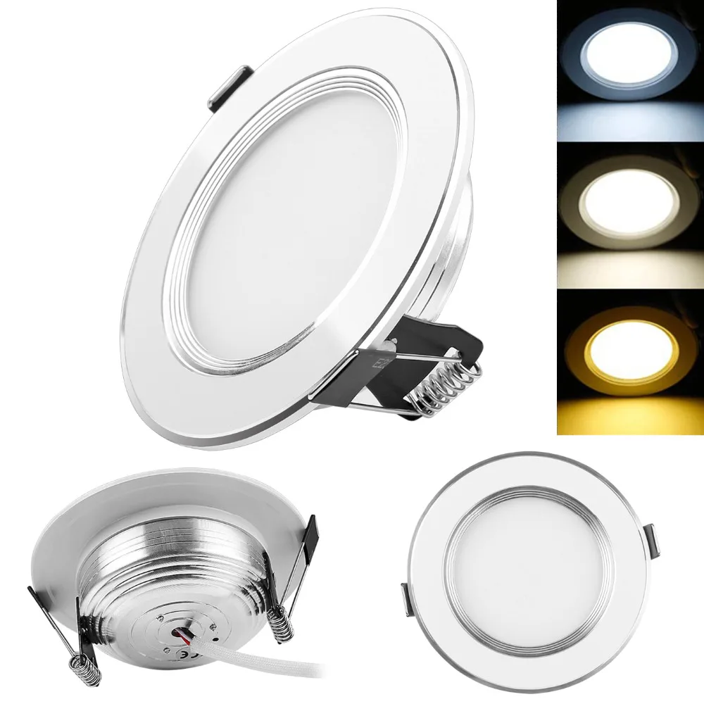 Dimmable 3W 5W 7 W 9W 3 Color LED Panel Down Light Recessed ... for Ceiling Double Spot Light
75tgx Dimmable 3W 5W 7 W 9W 3 Color LED Panel Down Light Recessed ... for Ceiling Double Spot Light
75tgx