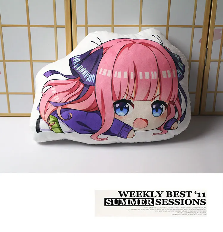 Куинтэссенция кувшин Подушка игрушка Go-Toubun no Hanayome Ichika Nino Miku Yotsuba Itsuki фигурка плюшевая Мягкая кукла 45 см