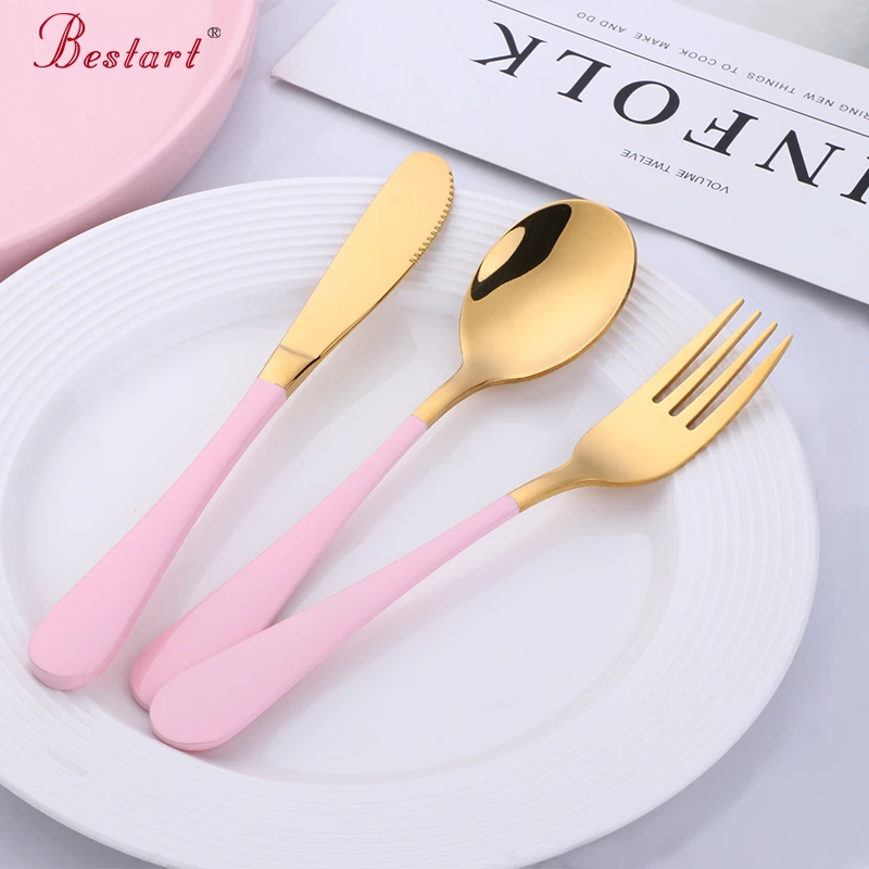 子供用ステンレスカトラリー2セット スプーンフォークセット キッチンツール クマ食器 ステンレス鋼 Love Spoon Stainless Steel Spoonstainless Spoon Aliexpress