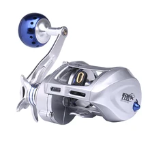 Высококачественная алюминиевая рама большого размера катушка baitcasing 14 S/S шарикоподшипники левая и правая ручка соленая вода кастинговая катушка