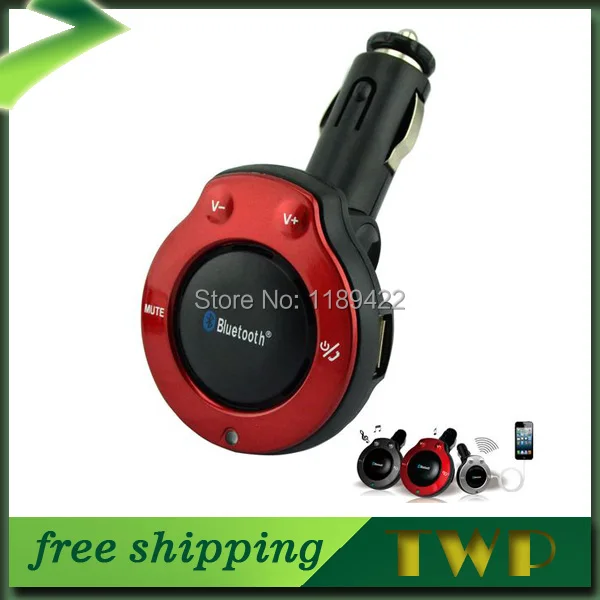 VA 01 Car Cigarette Bluetooth V4.0 Handsfree Speaker w/ USB Charging