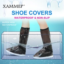 Водонепроницаемые чехлы для обуви; Многоразовые женские ботинки; мужская обувь на плоской подошве; дождевик для плотной обуви; аксессуары; большие размеры