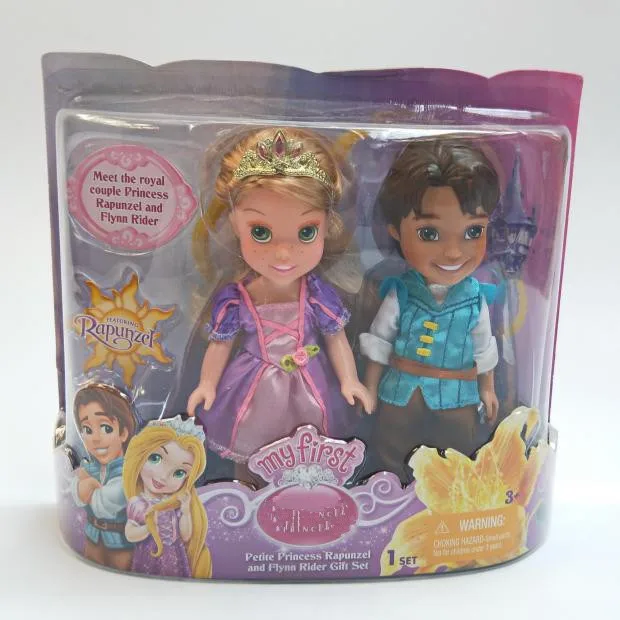 Новая мода маленькая Рапунцель и Флинн наездник подарки набор фигурки Куклы для девочек детские игрушки