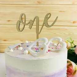 Happy украшение для именинного торта, для мальчика или девочки, 1st на день рождения вечерние, baby shower Юбилей десерт украшения прекрасные подарки