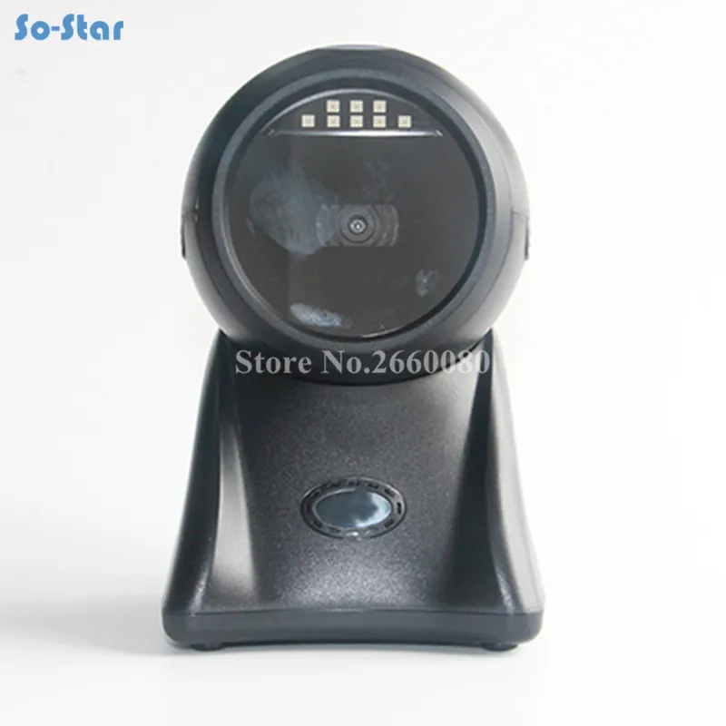 

1D and 2D Barcode Scanner Platform USB Hands Free Barcode Scanning Platform Barcode Reader for Supermarket POS