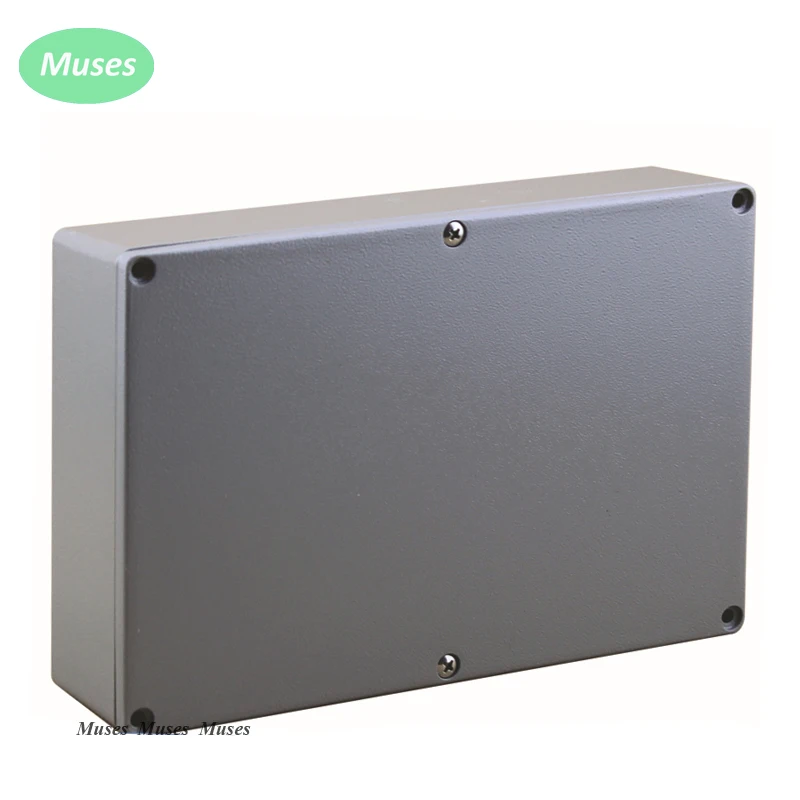 

222*145*55mm IP67 Extruded Electronic Aluminium Enclosure Aluminium Box with 4 screws used with connector