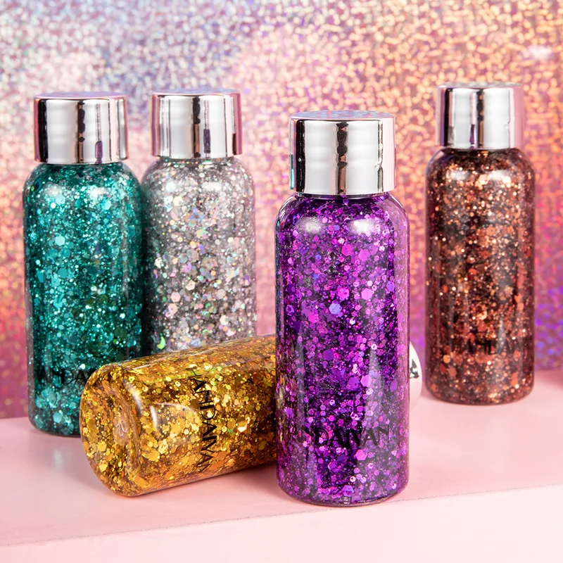 

Flash Loose Long Lasting Waterproof Sequins Pigment Makeup Hot and New Product Sexy Eyeshadow Glitter Gel Cream Glitter TSLM1