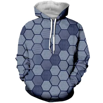

PLstar Cosmos 2019 Joker Hexagon Fabric 3D Print Hoodies Women/Men's Casual Hooded Sweatshirt Tee Tops