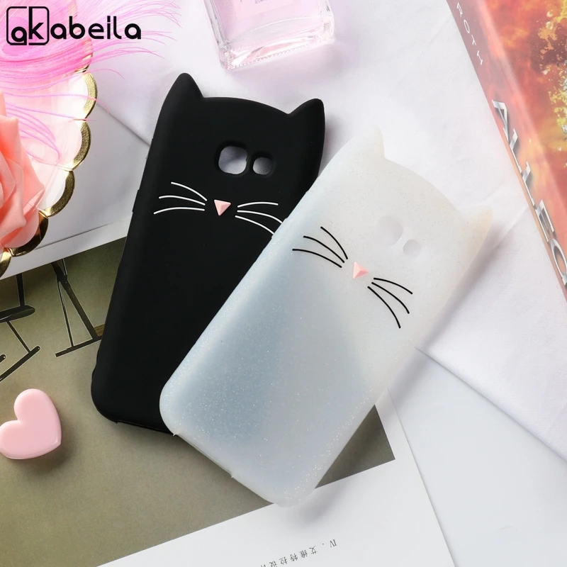

Cover Case For Samsung Galaxy A5 2017 A3 A7 2016 J4 J6 Plus J3 A7 2018 Cases Silicone Cat Ear For S9 Plus Note 9 J2 J5 J7 Prime
