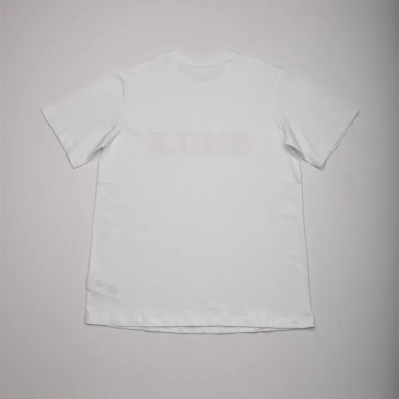 Роскошный дизайнерский бренд Топ для женщин Виктории Бекхэм с буквенным принтом Повседневная Свободная футболка белый