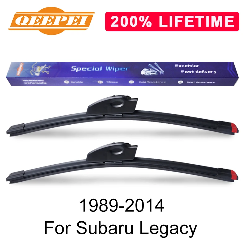 QEEPEI Замена стеклоочистителя для Subaru Legacy 1989- силиконовые резиновые Дворники для лобового стекла авто аксессуары