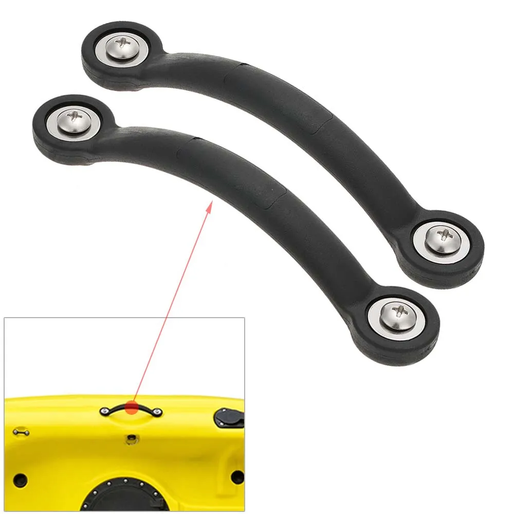 2Pcs 19cm Kayak Handle Canoe Side Mount Marine Boat Rubber Carry Handle
