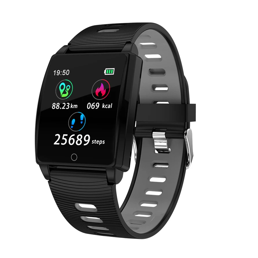 Smart Watch R17 Men 2.5D tempered glass 1.3 inch Full Display Blood Pressure Heart Rate Monitor Smart Health Wearable Device