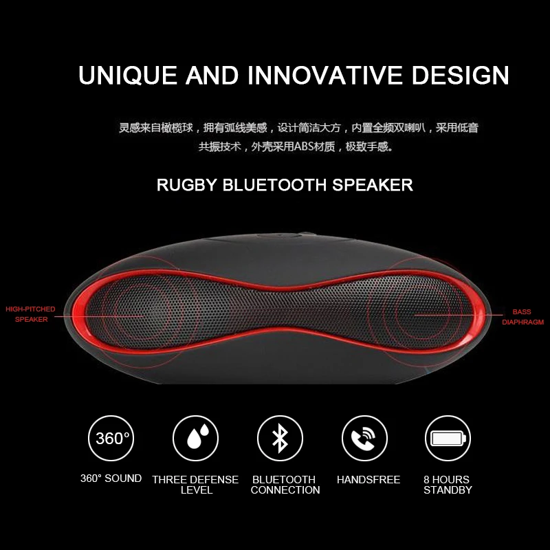 Museeq W 005CC Мини Bluetooth динамик портативный беспроводной звук системы стерео