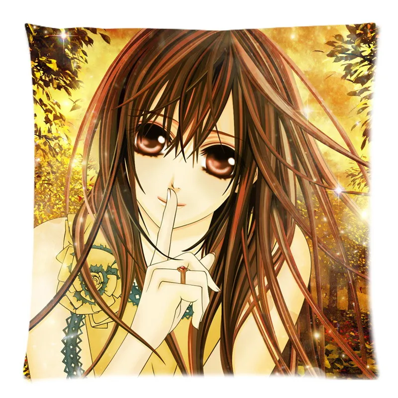 45X45cm Vampire Knight Throw Pillow Case Car Sofa Waist Cushion Cover Custom Slip Cotton Line | Дом и сад