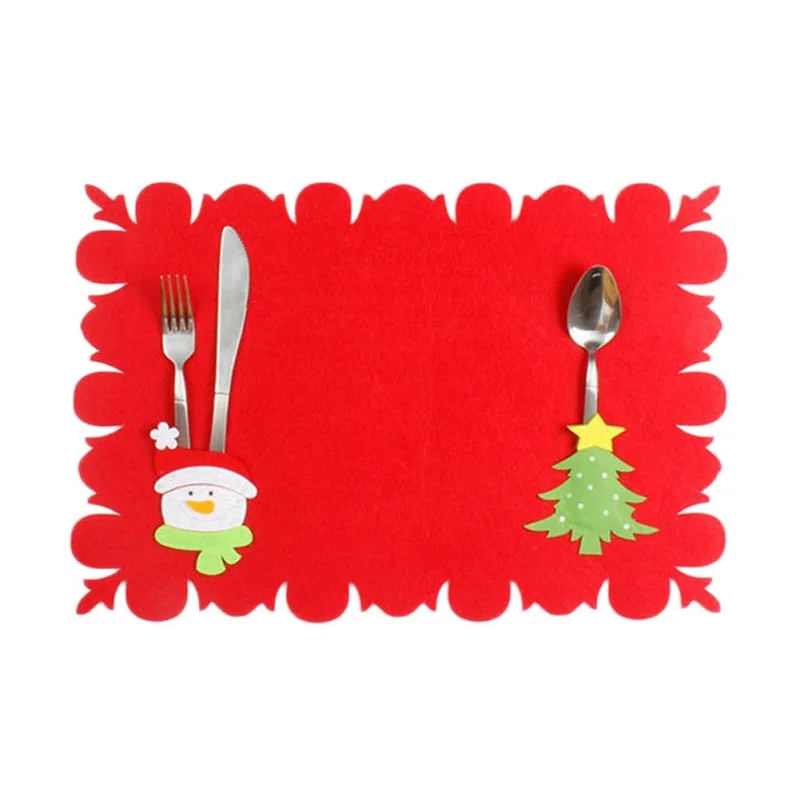 Red-Christmas-New-Year-Non-woven-Table-Placemat-Pad-Christmas-decorations-Table-Mat-Exquisite-TB-Sale (1)