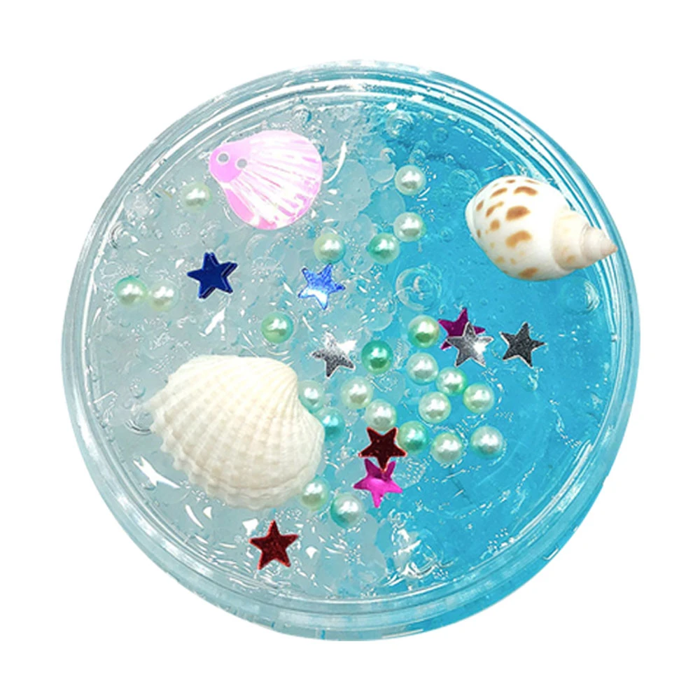 クリアスライムふわふわ粘土粘土セット透明泡スライムのおもちゃベントおもちゃ泥パテスライムためスライム泡スリム Modeling Clay Aliexpress