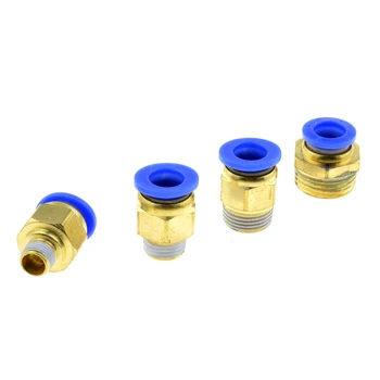 

Air Pneumatic 10mm 8mm 12mm 6mm 4mm Hose Tube 1/4"BSP 1/2" 1/8" 3/8" Male Thread Air Pipe Connector Quick Coupling Brass Fitting