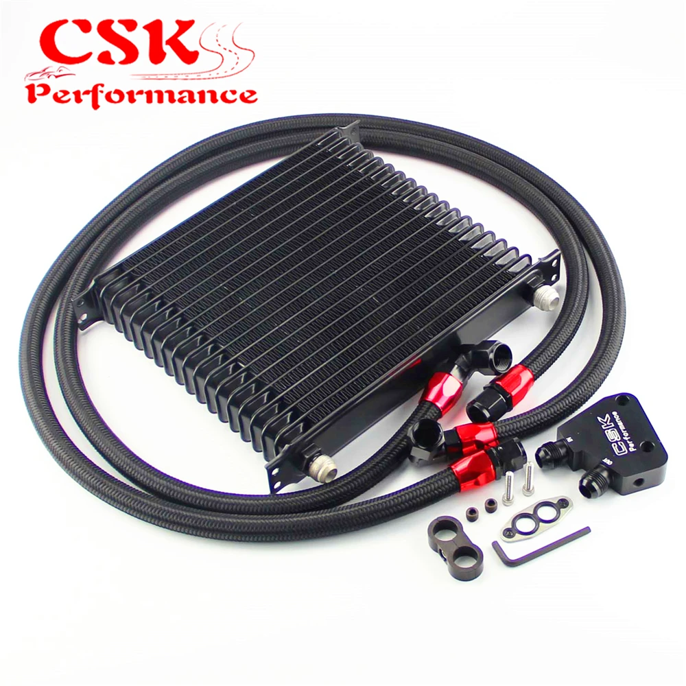 Масляный радиатор для LS1 LS2 LS3 LSX черный/синий 10 6x12x2 дюйма|oil cooler|sandwich plateplate oil cooler |
