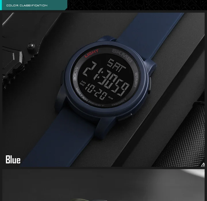 SKMEI люксовый бренд мужские s часы для плавания 50 м светодиодный цифровые спортивные часы мужские модные повседневные часы мужские наручные часы Relogio Masculino