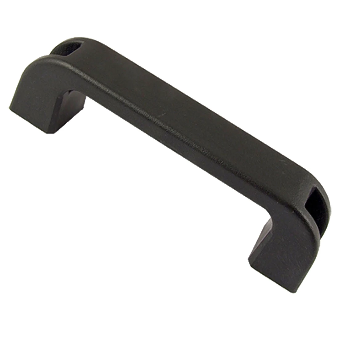 

Door Cabinet Black Plastic Rectangular Pull Handle 5.2"