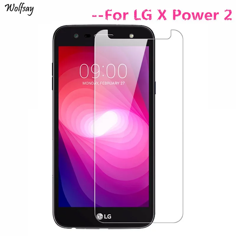 2 шт для стекла LG X power 2 закаленное стекло для LG X power 2 Защитная пленка для экрана для LG X power 2 Защитная пленка M320 M320N Wolfsay