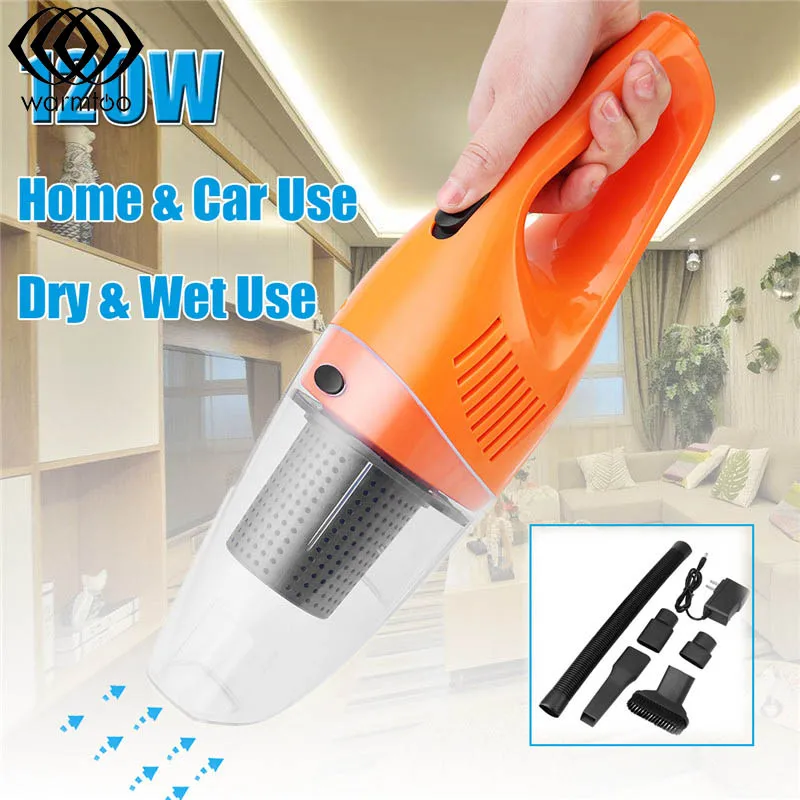 

120W Wet Dry Home Use Car Cleaning Cleaner Cordless Portable Handheld Cleaner Super Suction Duster for Car Cleaning