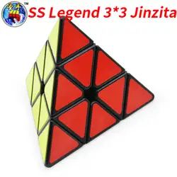 Shengshou Chuangqi Pyramin-x Черная Легенда 3*3 треугольник 3x3 Пирамида волшебный куб Sengso Magic куб пазл игрушки для детей