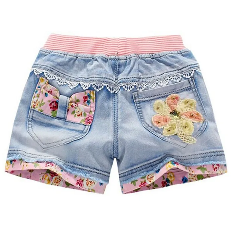 Summer Fashion Children Denim Shorts Baby Girls Cotton Sand Short Kids Girl Casual Jeans Shorts 3-12Yyears - Цвет: A003